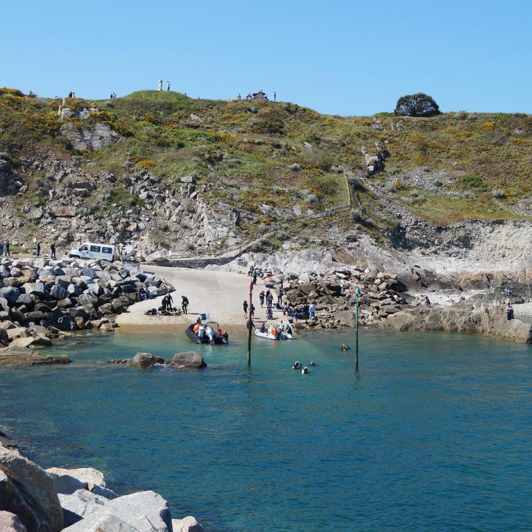 Cale de mise à l'eau