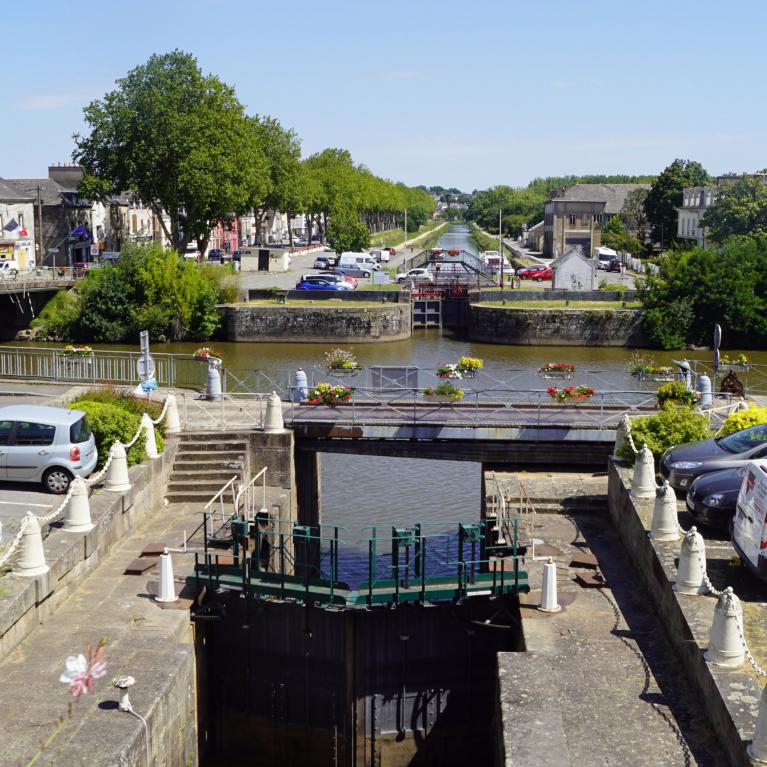 Écluse du Canal de Nantes à Brest vers la Vilaine