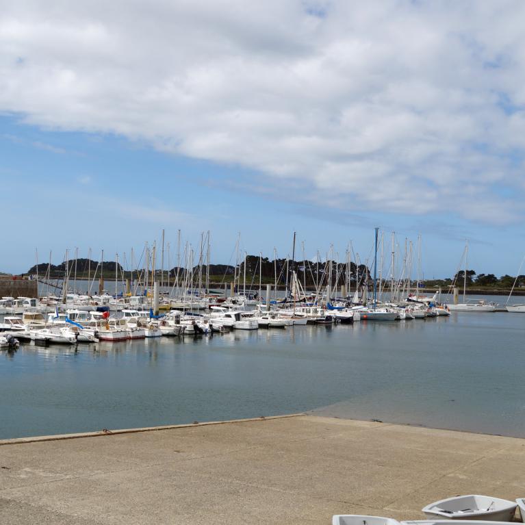 Cale de mise à l'eau, port de l'Aber Wrac'h