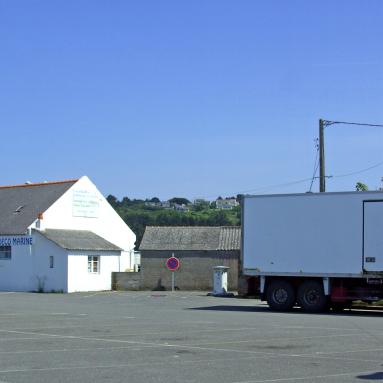 Aire camping-car, borne