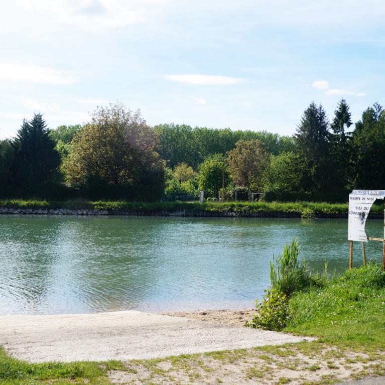 Cale de mise à l’eau du camping