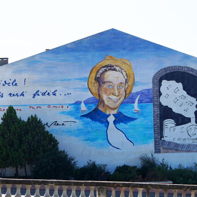 Fresque Charles Trenet
