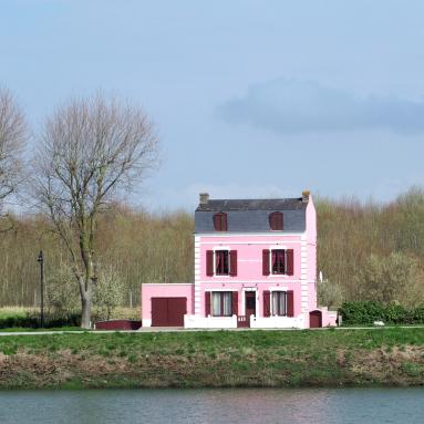 Maison rose