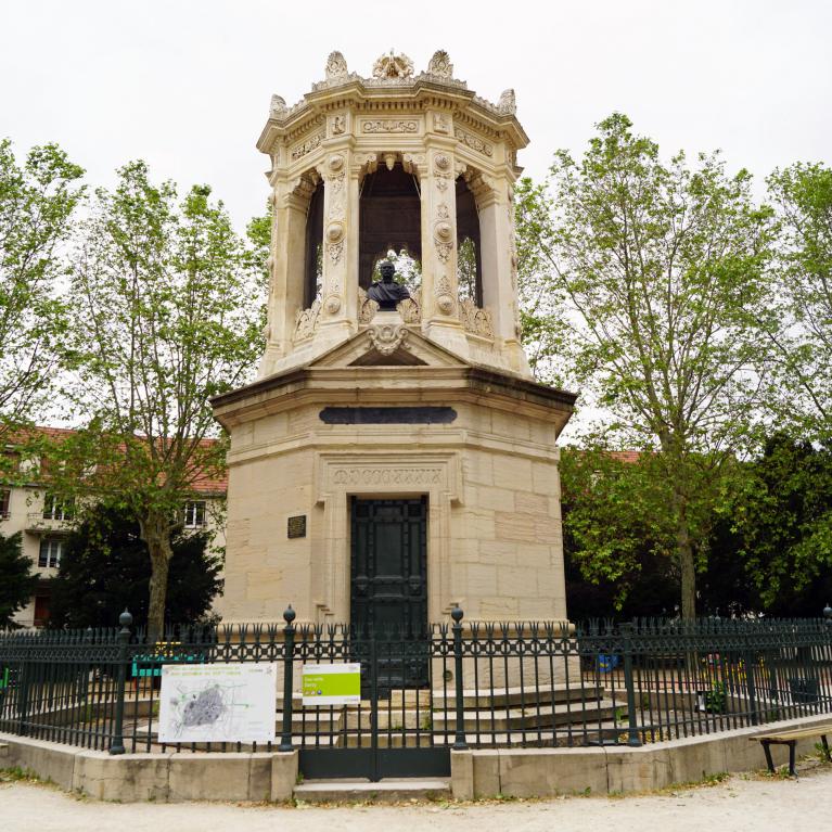 Fontaine au jardin Darcy