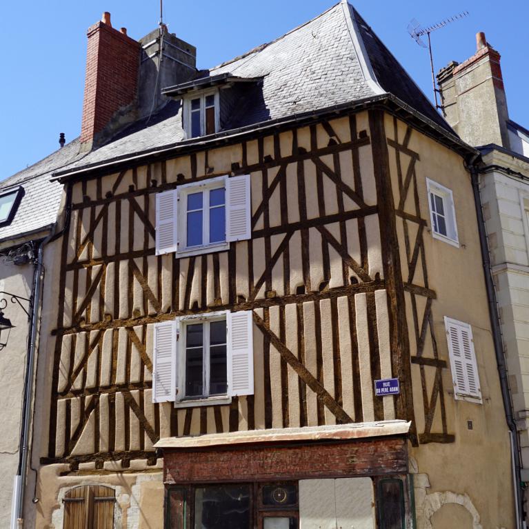 Maison à pan de bois, rue du Père Adam