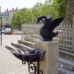 Fontaine le Cygne de jacquemart