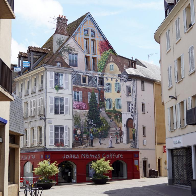 Fresque, rue Maréchal de Lattre de Tassigny
