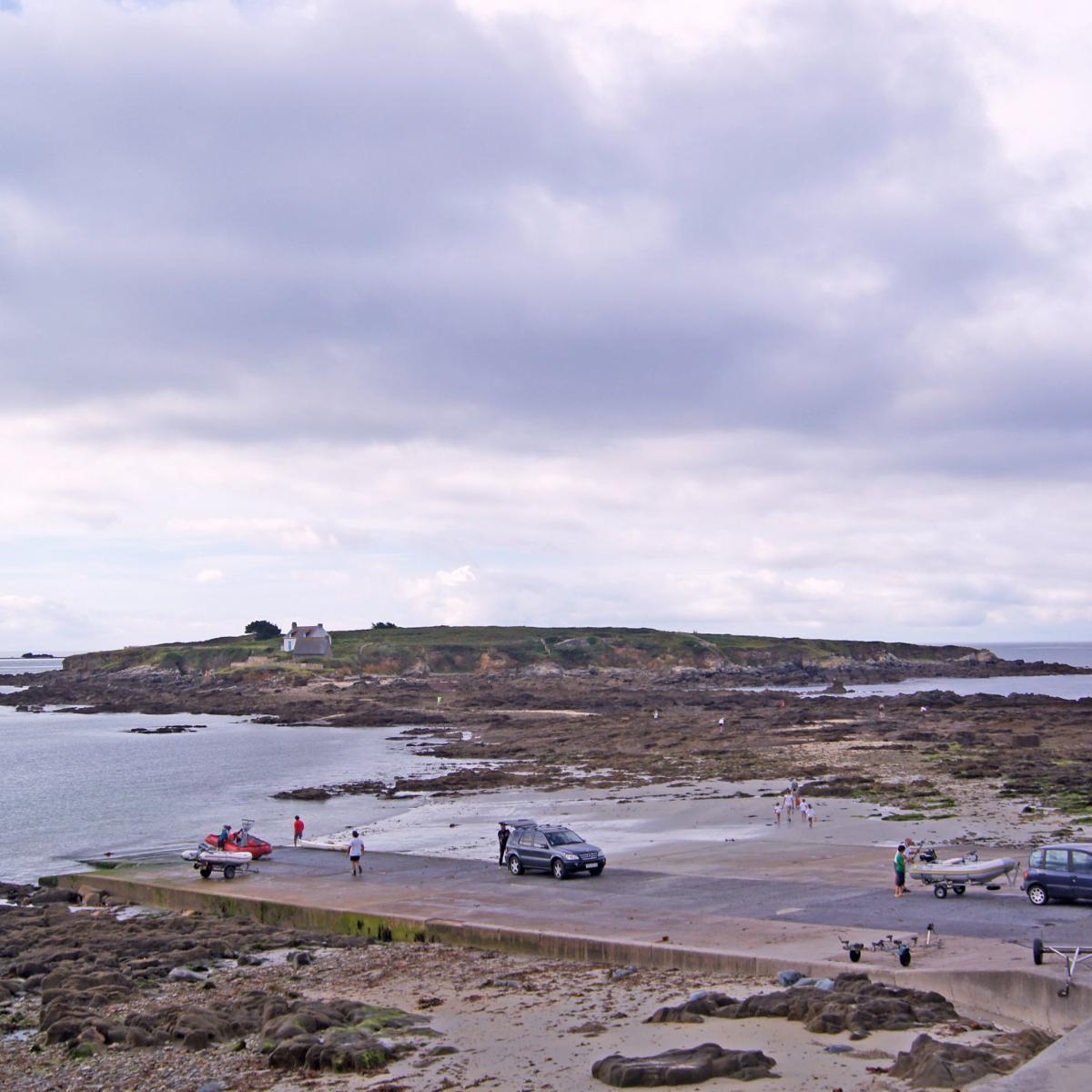 DSC07220 Mise à l'eau - Île Raguénez