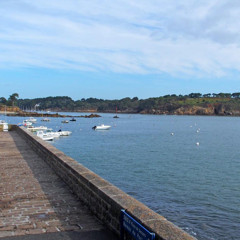 Port Manec'h. Digue