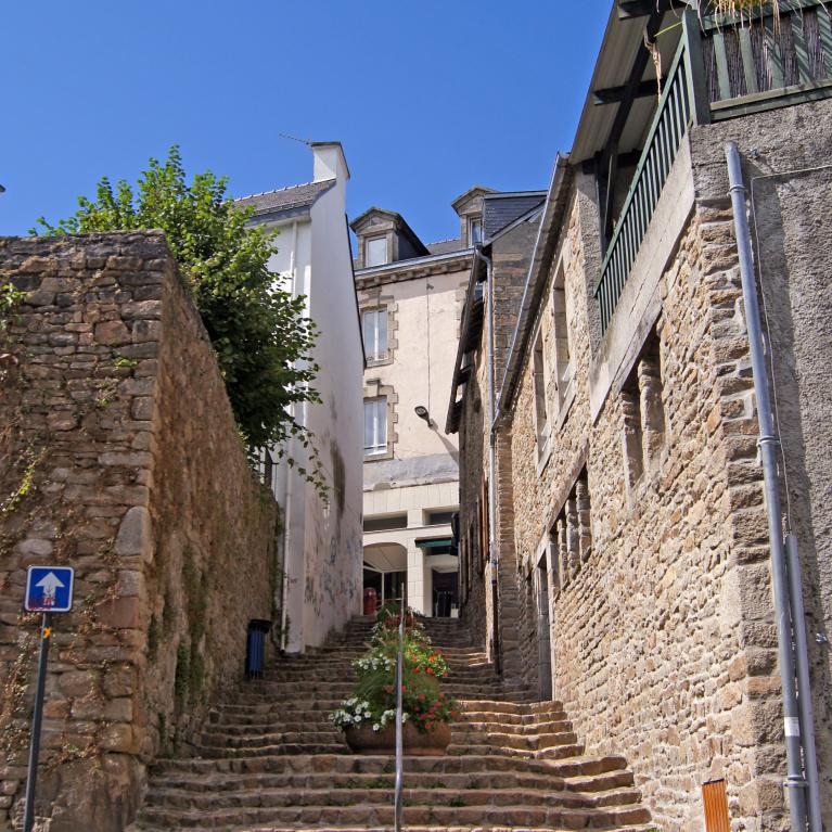 Escalier rue Théodore de la Villemarque