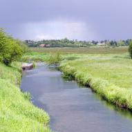 Embarcadère et rives de la Taute