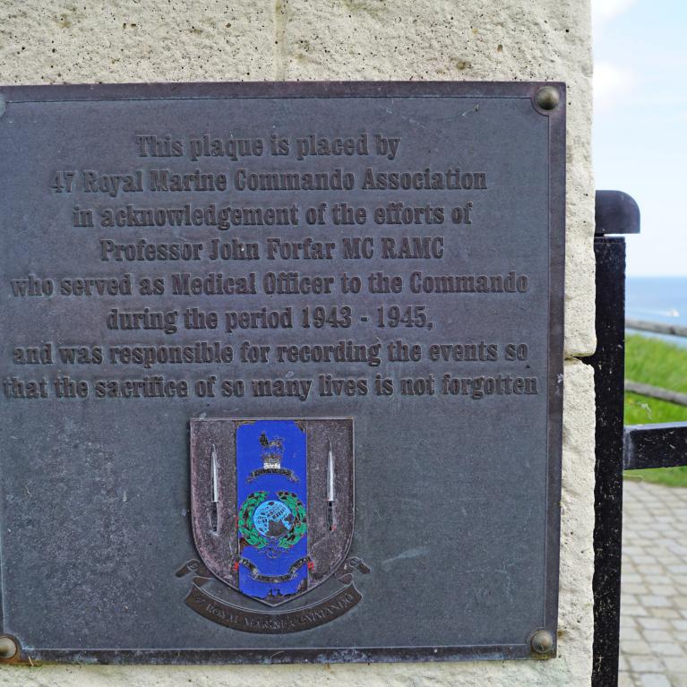 Plaque Professeur John Forfar