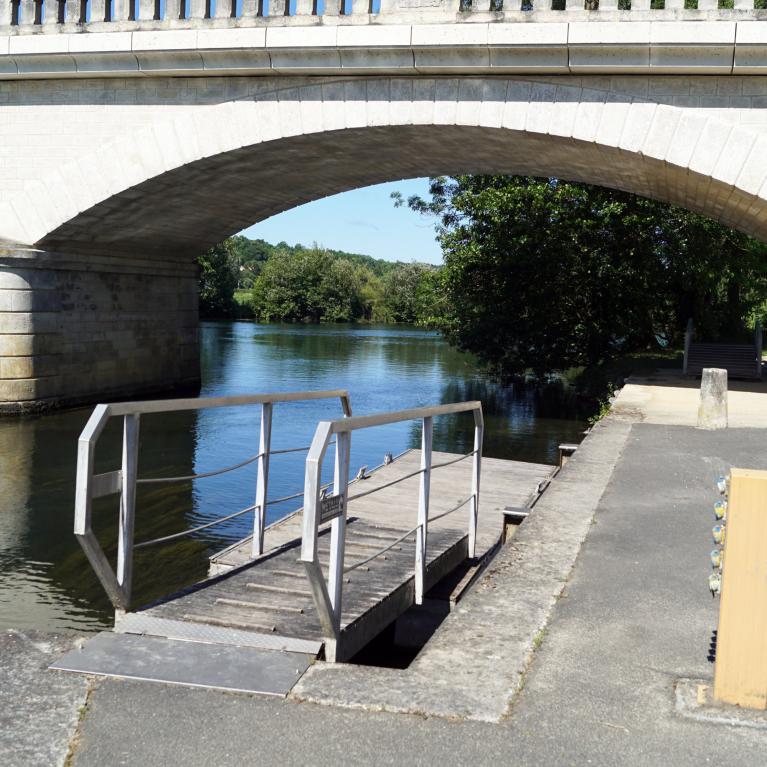 Ponton visiteurs