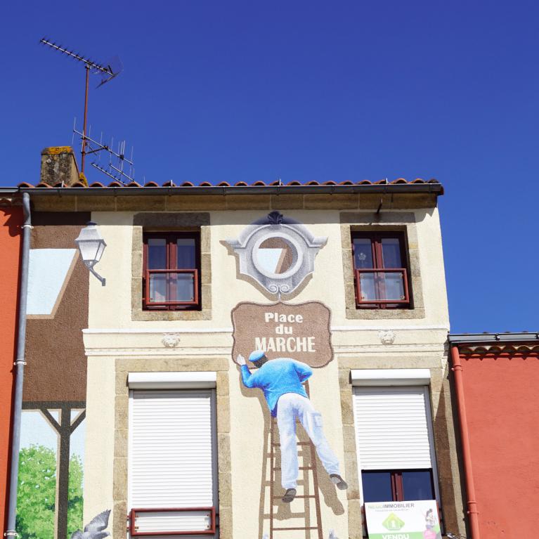 Fresque H place du Marché
