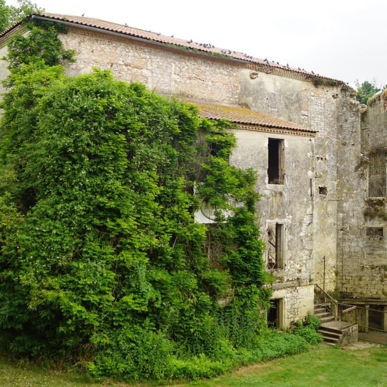 Ruines du moulin à eau sur la Baïse