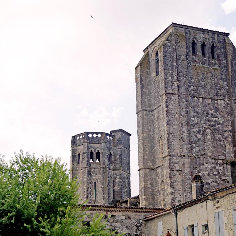 Tour octogonale et clocher de la collégiale Saint-Pierre